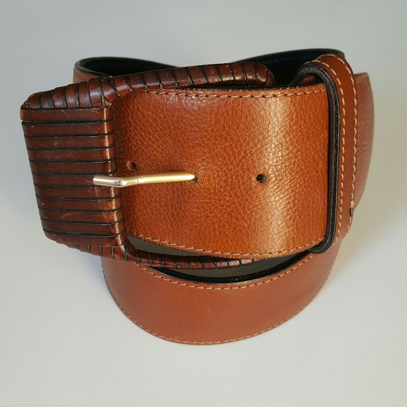 Axcess Leather Belt made in Italy - Picture 1 of 12
